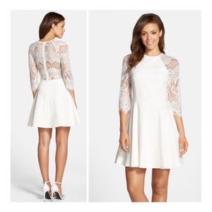 BB Dakota White Mini Dress